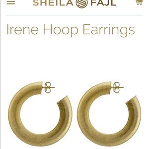 ISO one gold Sheila Fajl Irene hoop